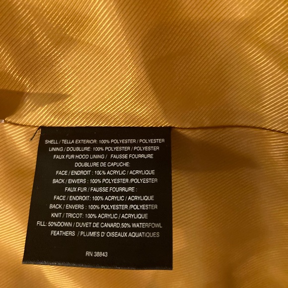 Sam Edelman Yellow Parka xs - Picture 3 of 3